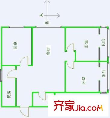 小十字小區(qū)房 戶型圖