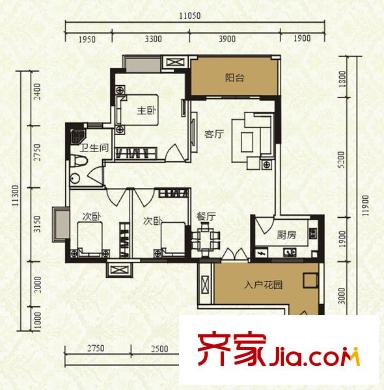 世紀(jì)城龍興苑 戶型圖