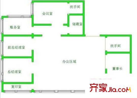 港天大廈 3室 戶型圖