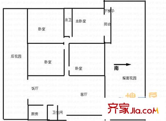 新興花園戶型圖1292471454059_001 4室2廳2衛(wèi)1廚