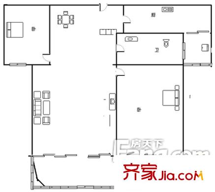 新興花園 戶型圖2