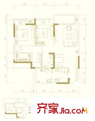 黔靈湖濱苑 戶型圖