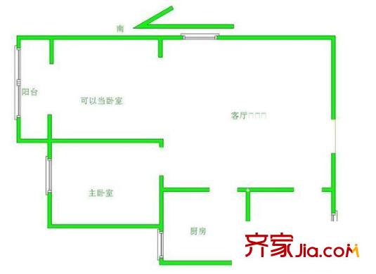 小河區(qū)政府宿舍 戶型圖