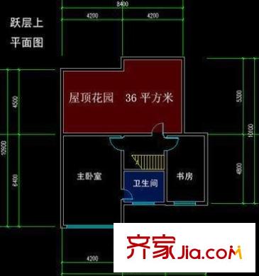 中天世紀新城11郡 4室 戶型圖