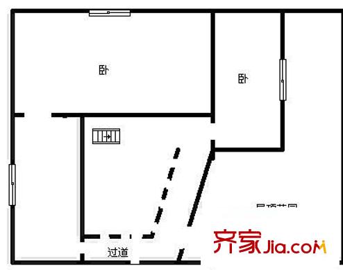 金竹苑 3室 戶型圖