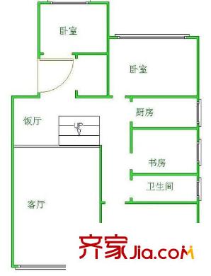 友誼花園 4室 戶型圖