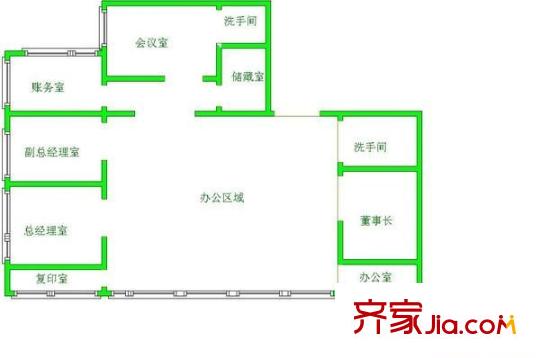 港天大廈 3室 戶型圖