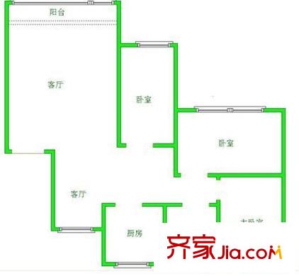 吉祥小區(qū) 3室 戶(hù)型圖