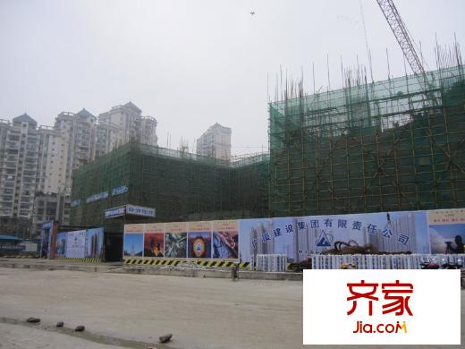 中大國際廣場外景圖1、2號(hào)樓工程進(jìn)度圖（2011.04）