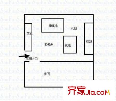 海馬小區(qū) 3室 戶型圖