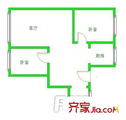 溫泉花園 戶型圖 1