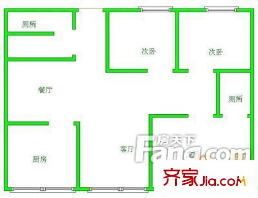 君竹苑_戶型圖2