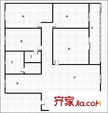 交通巷戶型圖01 
