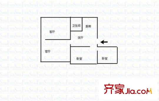 宅吉貴信花園 3室 戶(hù)型圖