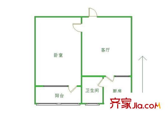 白云區(qū)中壩剛玉街小區(qū) 戶型圖 2