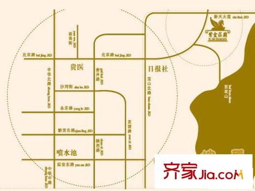 紫金莊園交通圖