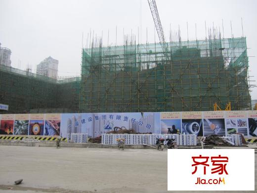 中大國際廣場外景圖2號(hào)樓工程進(jìn)度圖（2011.04）