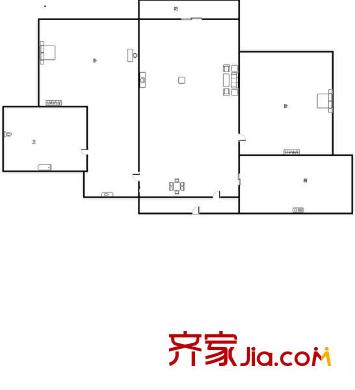 世紀(jì)城龍凱苑 2室 戶型圖