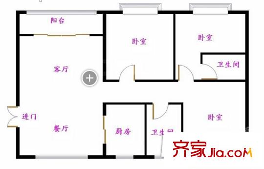 白云區(qū)中壩剛玉街小區(qū) 戶型圖 5