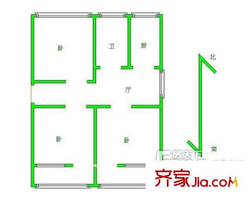 省委大院 戶型圖 1