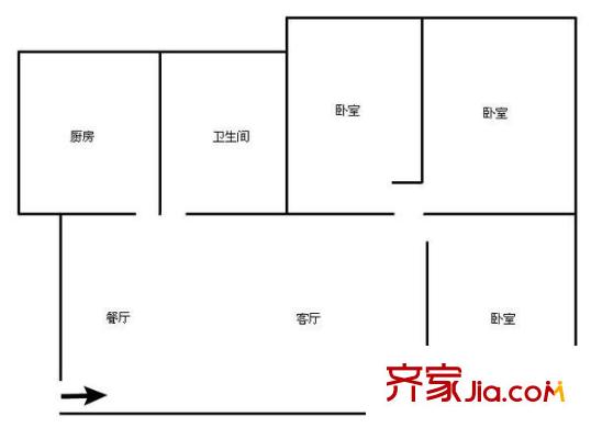 貝地盧加諾 6室 戶型圖
