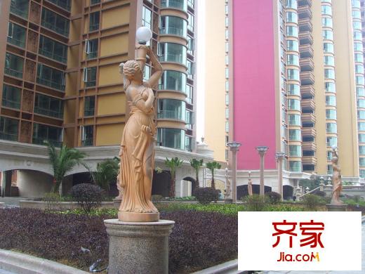 紫金莊園實(shí)景圖1號(hào)樓實(shí)景（2011.03）