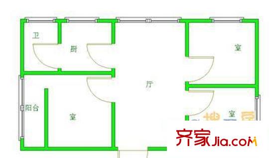 棲霞小區(qū) 戶型圖