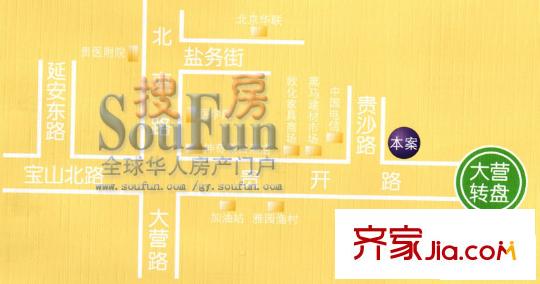 御榮新城交通圖