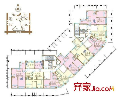 綠地聯(lián)盛國(guó)際戶型圖戶型3 