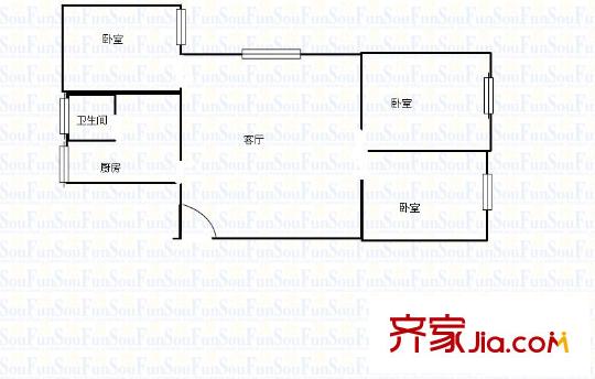 萬(wàn)江小區(qū) 0室 戶型圖