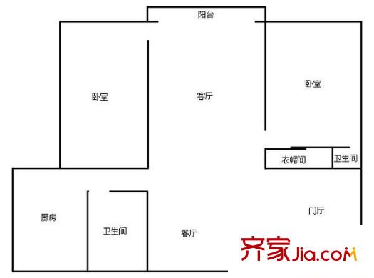 貝地盧加諾 6室 戶型圖