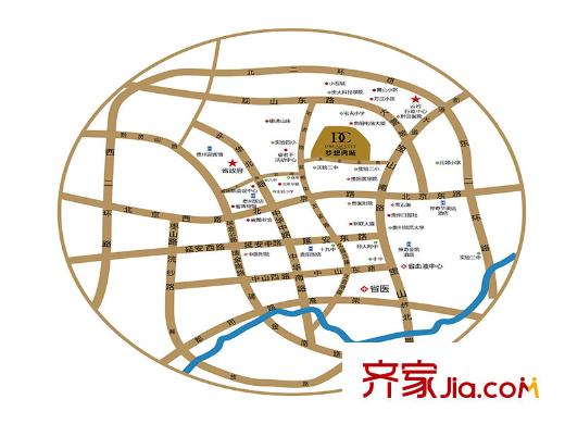 夢(mèng)想典城區(qū)位圖