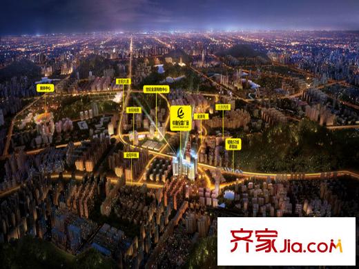 中和寶霖廣場區(qū)域效果圖