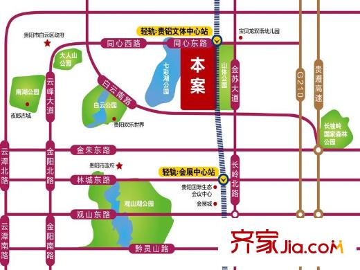 白金壹號(hào)交通圖