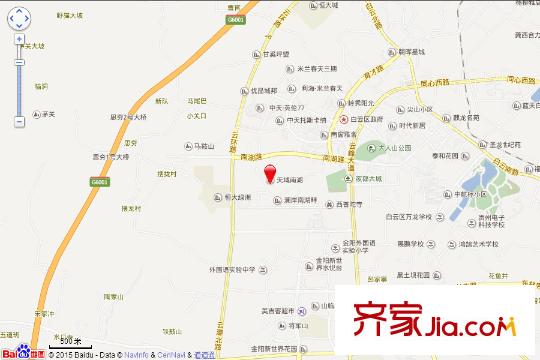 天域南湖區(qū)位圖