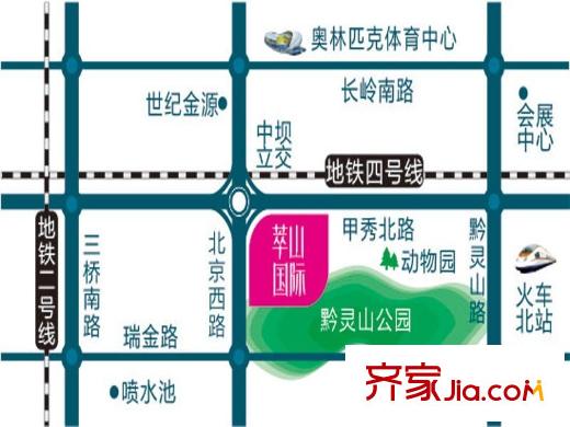 亨特萃山國際社區(qū)交通圖