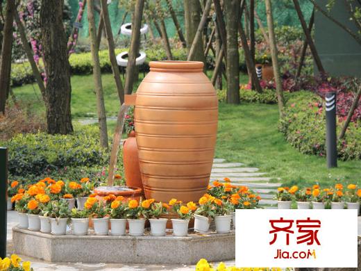 中渝第一城樣板間園林實景 （2013-8-23）