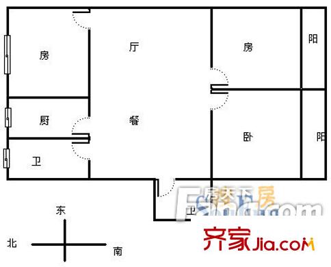 中山花園 戶型圖