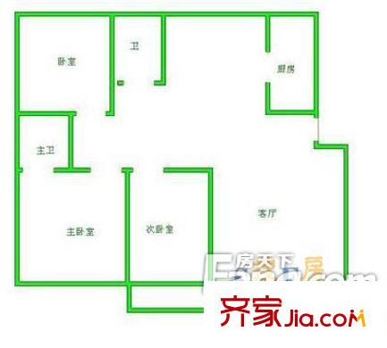 中科嘉園 戶型圖 1