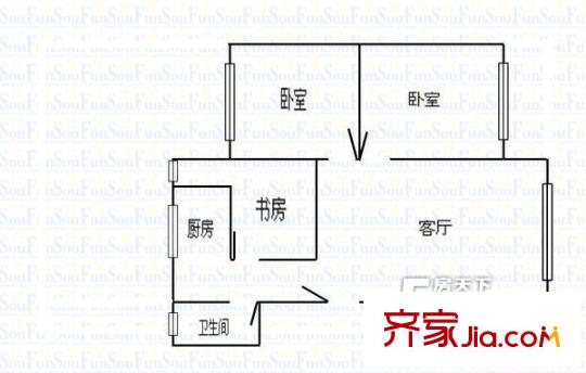 裕陽酒店旁宿舍 戶型圖 4