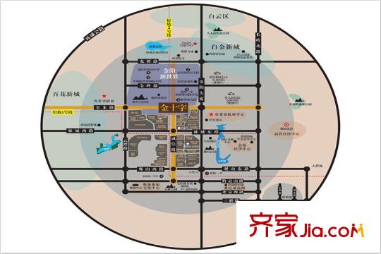 新世界?嘉院交通出行圖