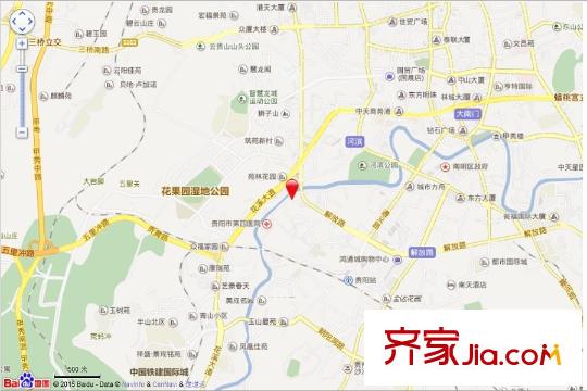 金龍濱河灣壹號項目百度電子地圖