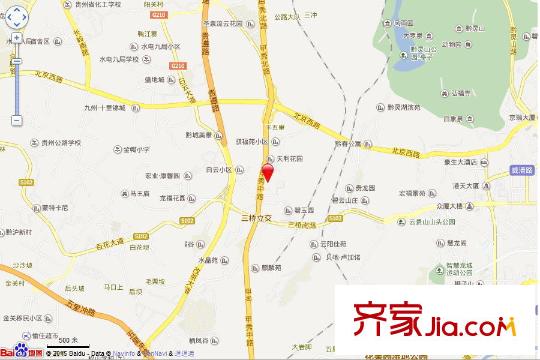 萬科云巖大都會百度電子地圖