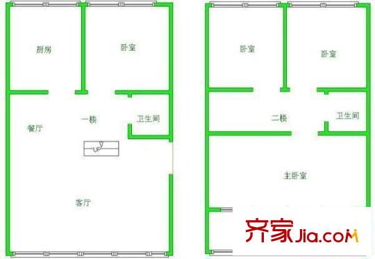 新興苑 4室 戶型圖