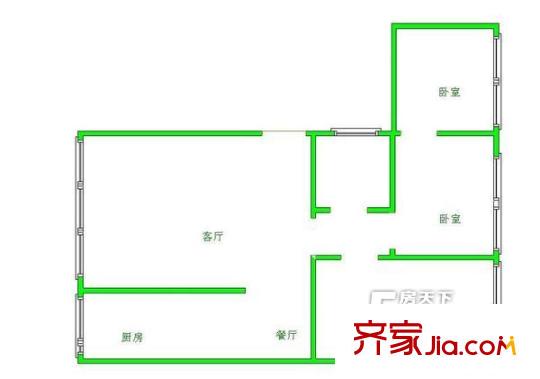 園林局小區(qū) 戶型圖 3