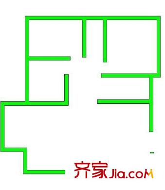 雄駿怡翠居 3室 戶型圖