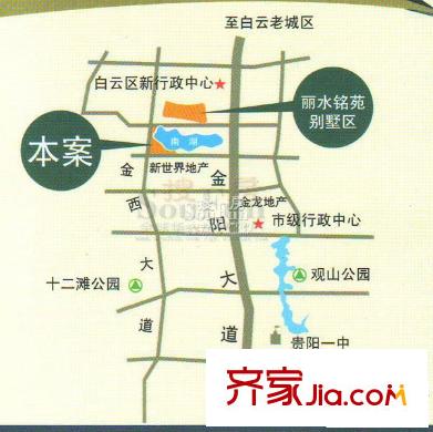 天域南湖交通圖