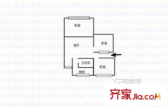 亞泰花園戶型圖01 