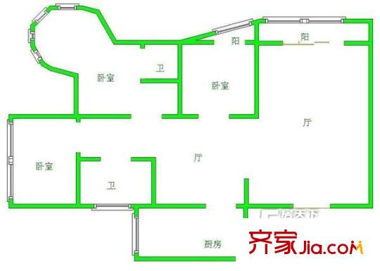 亞泰花園戶型圖04 