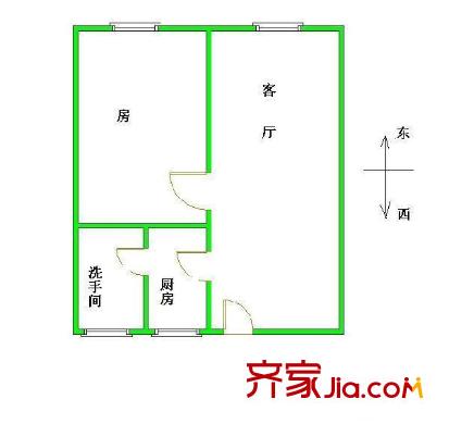 省地勘院宿舍 戶型圖